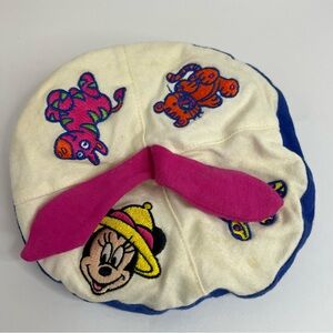 Vintage The Disney Catalog Minnie Mouse Beret Hat Baby Girl 6-12 Months Cotton
